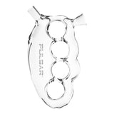 Pulsar Knuckle Bubbler Glass Cone Holder - 5.5" / Clear