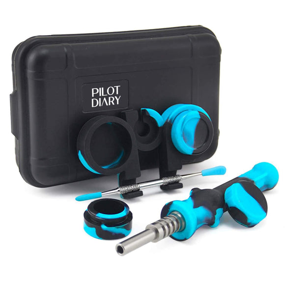 Silicone Honey Straw With Travel Case