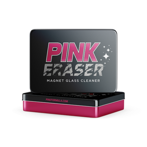 Pink Eraser - Magnet Glass Cleaner - glass pieces and fishbowls