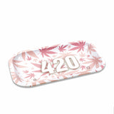 420 Pink Metal Rollin' Tray