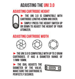 Wulf UNI 3.0 Cartridge Vaporizer
