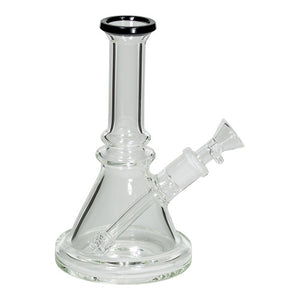 7" Glass Water Pipe w/ 14mm Glass Funnel Bowl