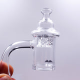 Quartz Banger Set with Spinning Carb Cap and Terp Pearls