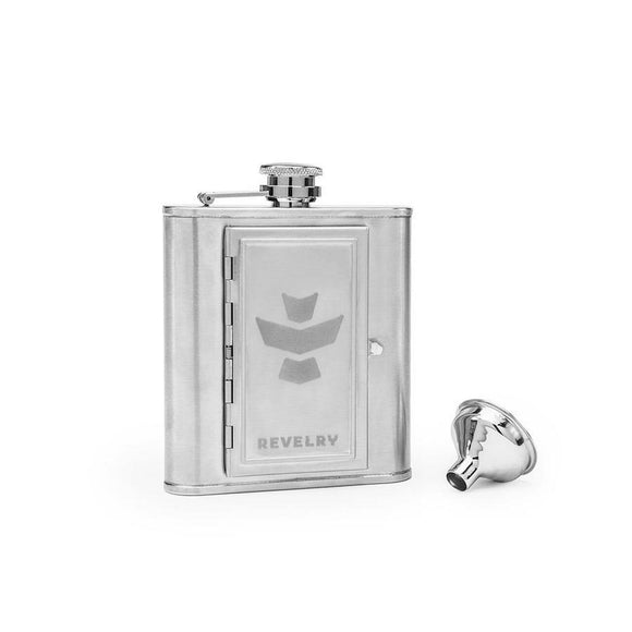 Revelry Supply - The Accomplice Stainless Steel Flask w/ Stash Compartment