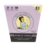 Blazy Susan Purple Paper Cones