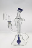 TAG - 9.5" Super Slit Donut Dual Arm Recycler (14MM Female)