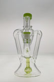 TAG - 9.5" Super Slit Donut Dual Arm Recycler (14MM Female)