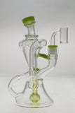 TAG - 9.5" Super Slit Donut Dual Arm Recycler (14MM Female)