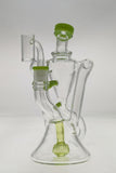 TAG - 9.5" Super Slit Donut Dual Arm Recycler (14MM Female)