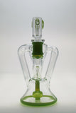 TAG - 9.5" Super Slit Donut Dual Arm Recycler (14MM Female)