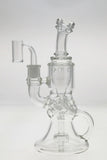 TAG - 9.5" Faberge Egg Klein Recycler With Bellow Base (14MM Female)