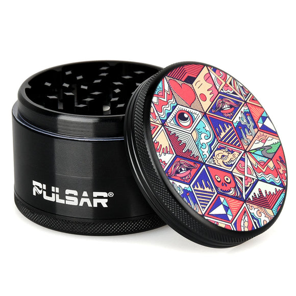 Pulsar Artist Series Metal Grinder - Symbolic Tiles / 4pc / 2.5