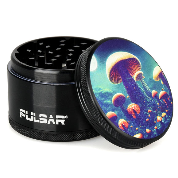 Pulsar Artist Series Metal Grinder - Planet Fungi / 4pc / 2.5