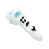Empire Glassworks - 4" Spoon Pipe - Icy Penguins