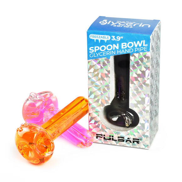 Pulsar Glycerin Series Freezable Spoon Bowl Hand Pipe - 4