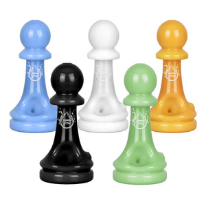 Pulsar Pawn Chess Piece Hand Pipe - 4.5"/Colors Vary