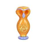 Pulsar Wise Owl Double Bowl Hand Pipe - 4"/Colors Vary