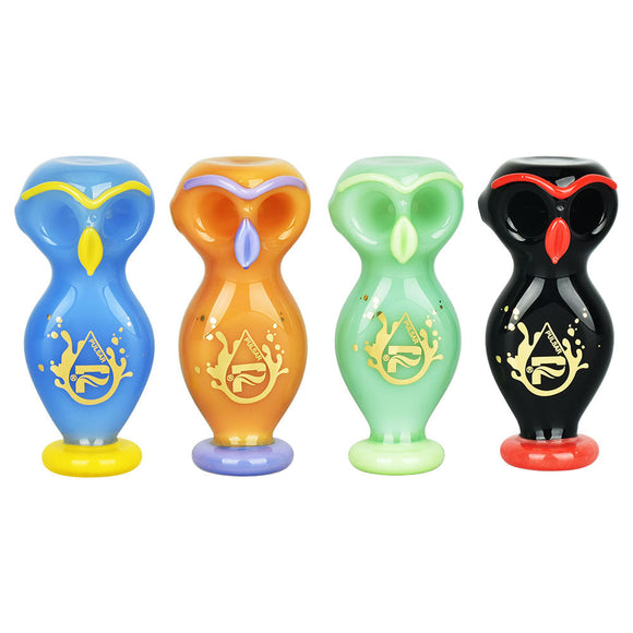 Pulsar Wise Owl Double Bowl Hand Pipe - 4