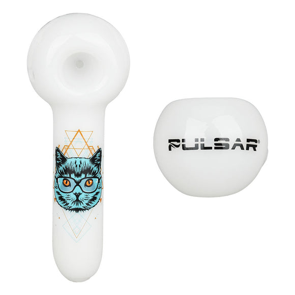 Pulsar Design Series Spoon Pipe - Sacred Cat / 5