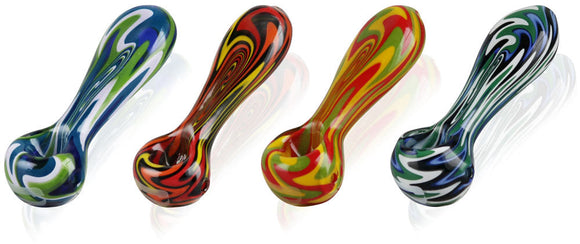 Pulsar Worked Spoon Hand Pipe - 4.5