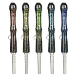 Pulsar Galaxy Glass Dab Straw - 6.5" / Colors Vary