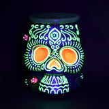 Pulsar Sugar Skull Glass Jar - 4.25"