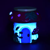 Pulsar Shroom Cottage Glass Jar - 4.25"