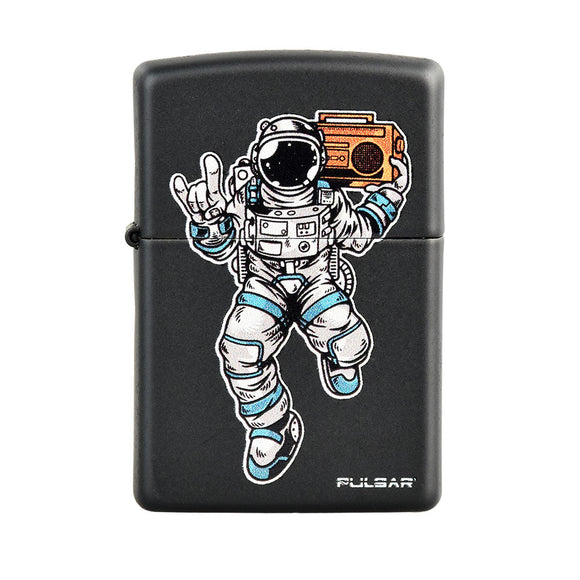 Zippo Lighter - Pulsar Space Jam - Black Matte