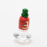 Sriracha Bottle Puffco Peak Glass Carb Cap