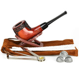 Pulsar Shire Pipes The English | Engraved Billiard Smoking Pipe