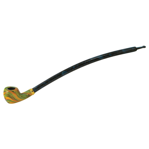 Pulsar Shire Pipes Curved Brandy Rainbow Cherry Wood Pipe - 15