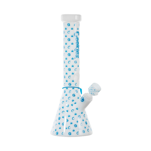 Cookies V Beaker Glass Water Pipe | 13.75