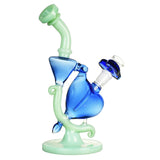Pulsar Heart Recycler Water Pipe - 8.5" / 14mm F / Blue Pink
