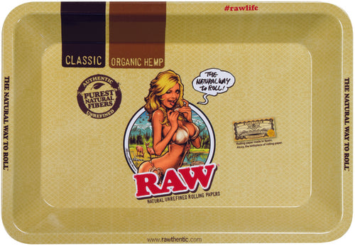  RAW Rolling Tray Special Edition - Bikini Girl - Mini 7
