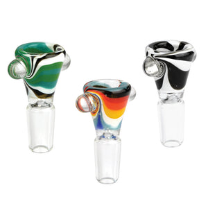 Pulsar Worked Swirl Herb Slide - Colors Vary