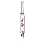 Pulsar Glass Inner Twist Perc Dab Straw