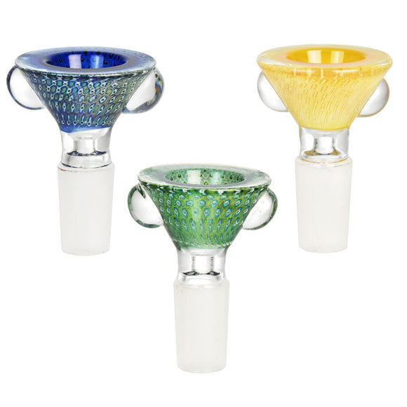 Pulsar Bubble Matrix Cone Style Bowl Slide - Colors Vary