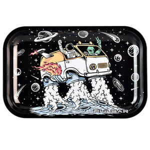 Pulsar Metal Rolling Tray - 11"x7"/Space Van