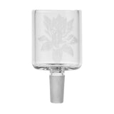 Empire Glassworks Etched Floral Water Pipe Attachment For Puffco Proxy | 14mm M