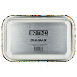 High Times x Pulsar Metal Rolling Tray w/ Lid - Covers Collage / 11" x 7"