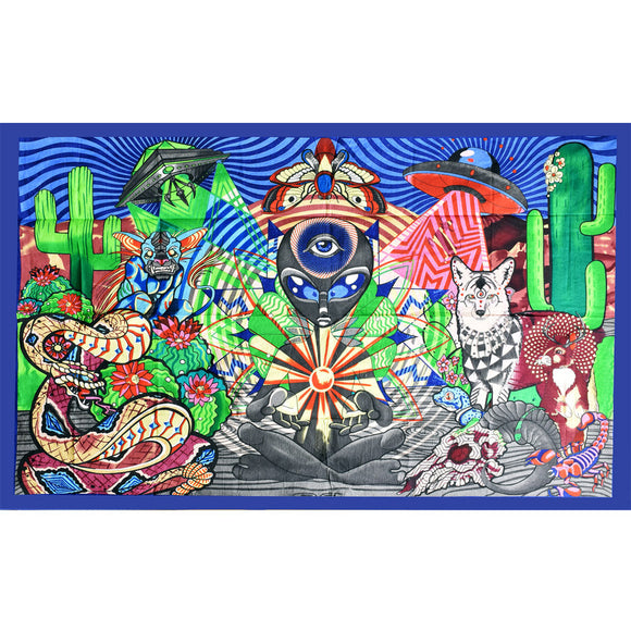 Pulsar Psychedelic Desert Tapestry