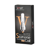 Lookah Seahorse Quartz See-Through Coil - 4 Pack