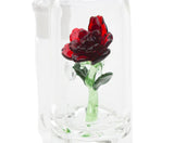 Empire Glassworks - 11" Straight Tube Water Pipe Glass Rose Kit