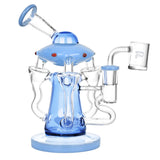 Pulsar Friendly Visitors Recycler Dab Rig - 7.5"/14mm F/Colors Vary