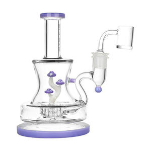 Pulsar Shadow Lurking Shrooms Dab Rig | 7.25" | 14mm F