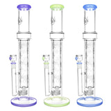 Pulsar Double Wall Perc Tube Water Pipe | 16.75" | 14mm F