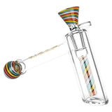 Pulsar Retro Rave Wig Wag Bubbler w/ Herb Slide - 6.25" / 14mm F