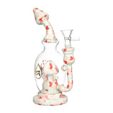 Pulsar Shroom Celebration Water Pipe | 8" | 14mm F