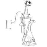 Pulsar Opposed Cones Recycler Dab Rig - 7.5" / 14mm F / Clear