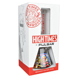 High Times x Pulsar Beaker Water Pipe - Magazine Covers / 10.5" / 14mm F